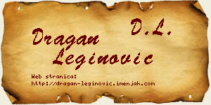 Dragan Leginović vizit kartica